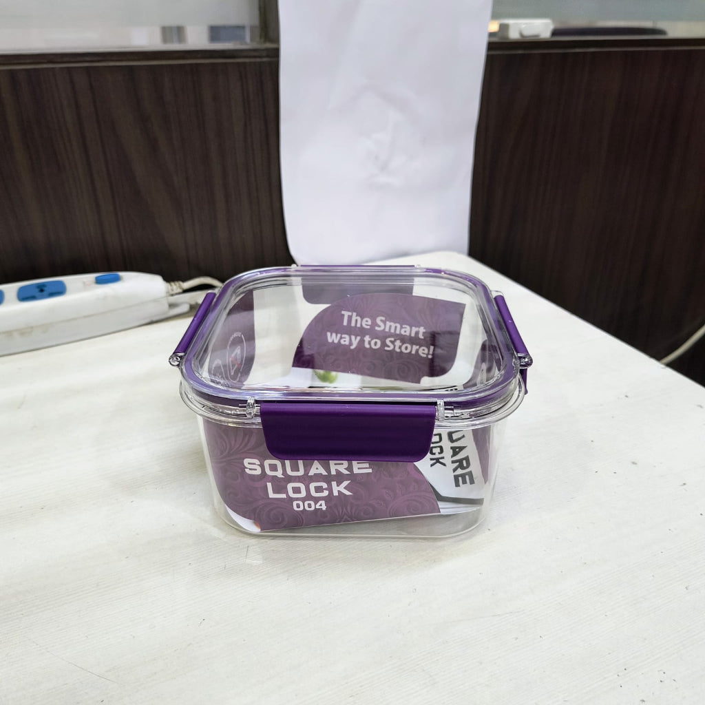 AM5535 Square Lock 004 Lunchbox - (1PCS BOX)