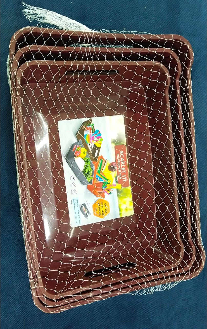 AM6716 Scarlet Tray 3pc Set dlx