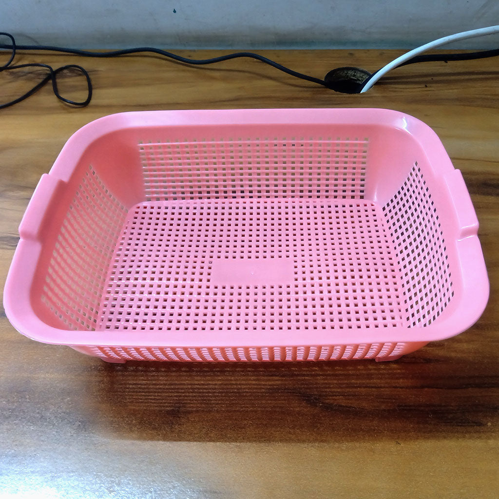3428 Sydney Big Basket 11in, Multipurpose Plastic Basket, Basket,Fruits And Vegetable Container