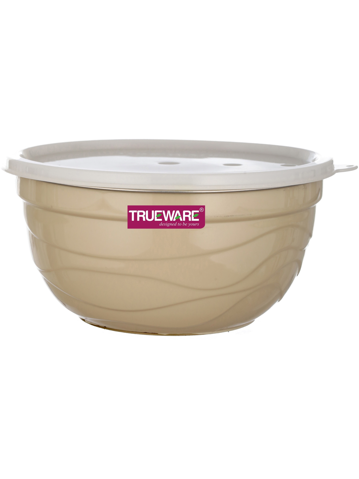 AM2418 Trueware Ultimate Microwave safe Stainless Steel Plastic Serving Bowl Small 1000ml