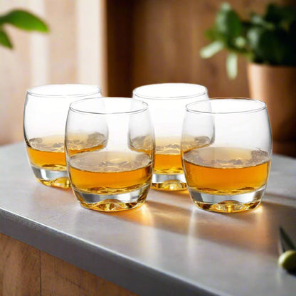 AM5442 YERA Prima Venice Oak Glass Tumbler-Set of 6 Pcs - 300ml