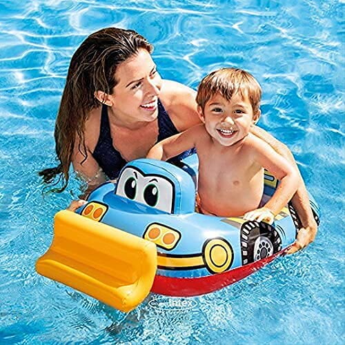 AM0386 Swimming Pool Vehicle Shape Inflatable Ring for Kids - 59586NP
