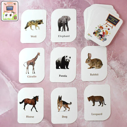 19150 Kidkraft 32-Piece Animal Flash Cards Set