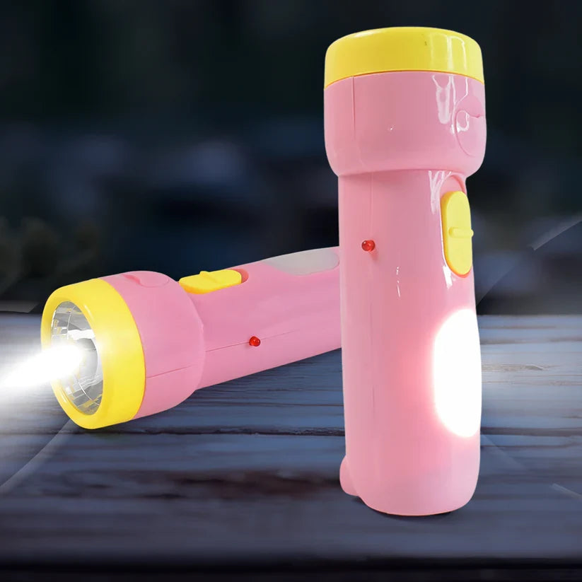 15231 2-in-1 Rechargeable Small Handy LED Torchlight for Home, Outdoor, Tracking (1 Pc)