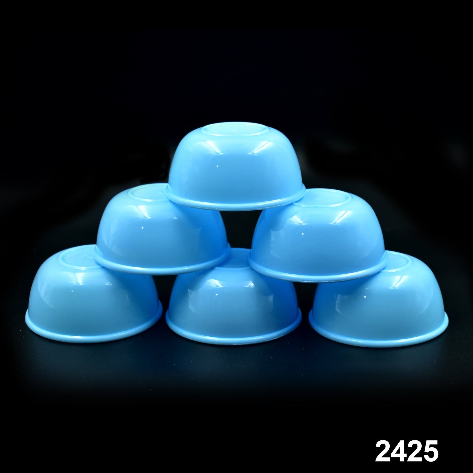 2425 Small Plastic Bowl Set, Microwave Safe Unbreakable, Set of 6 - DeoDap