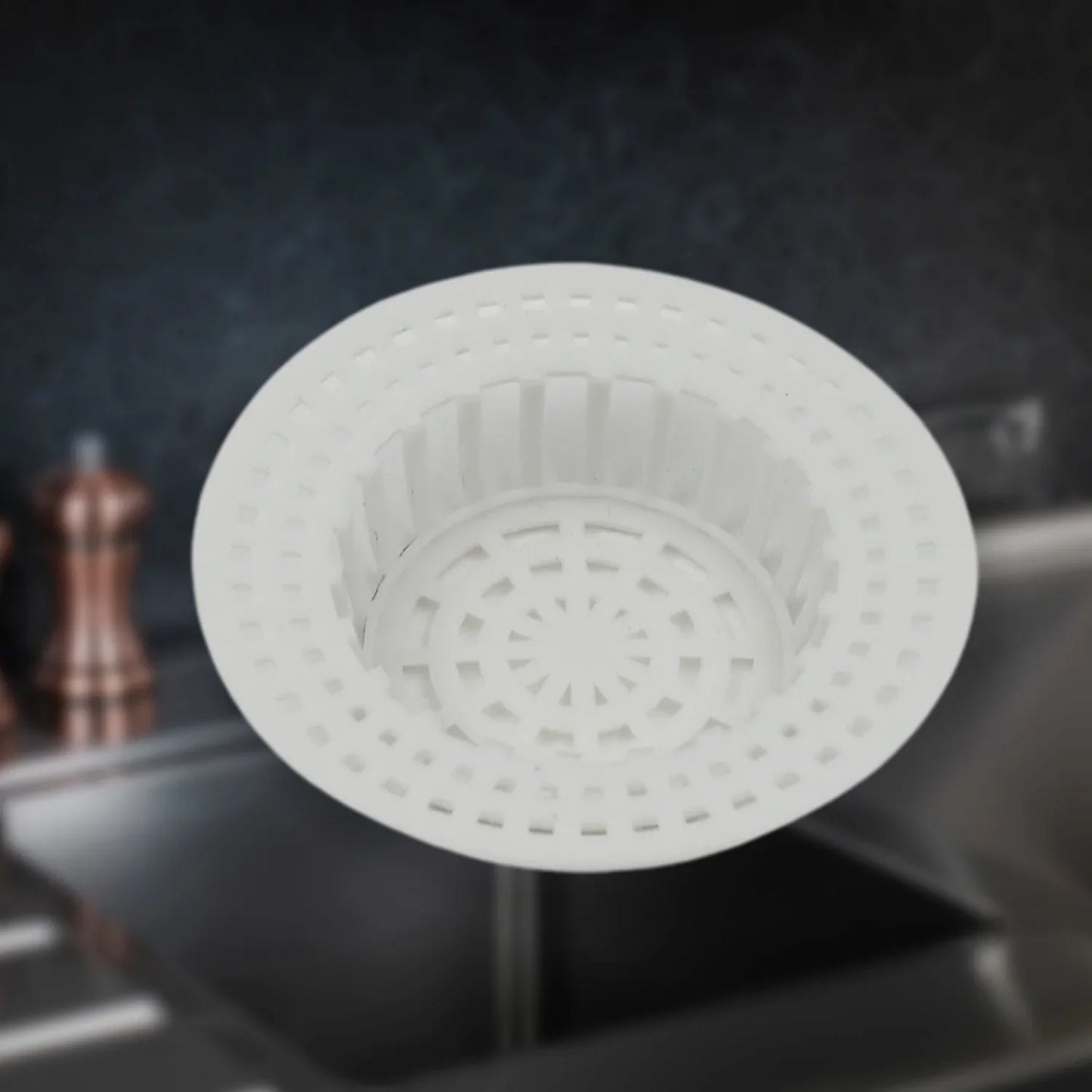 AM7653 PLASTIC SINK STRAINER FOR KITCHEN| BASIN STRAINER | WASTE FILTER JALI | BASIN STRAINER | SINK JALI | WASTE FILTER CUP | SINK MESH FILTER | PLASTIC DRAIN STRAINER (3 PCS SET)