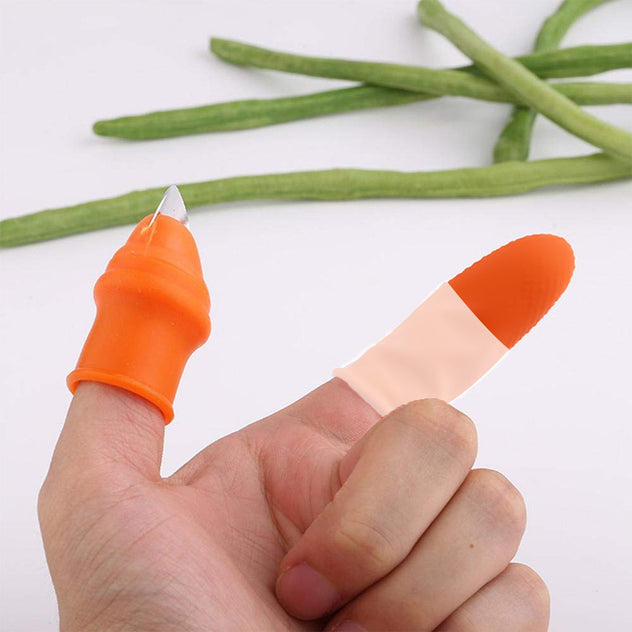 2662V 1 Pair V Thumb Cutter With Box Used In All Kitchen Purposes