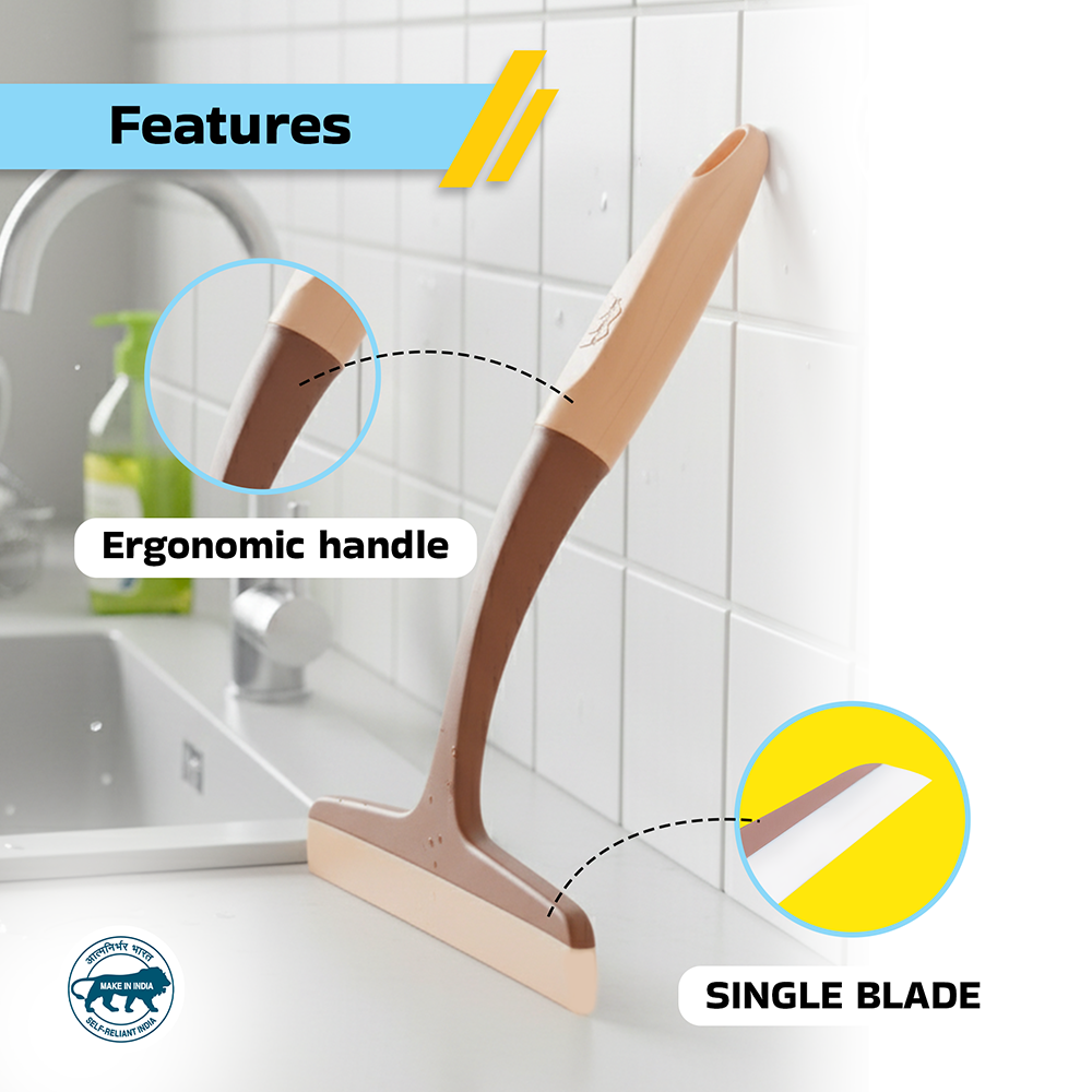 A06672 Wondra Antibacterial Kitchen Wiper - Single Blade with Ergonomic Handle