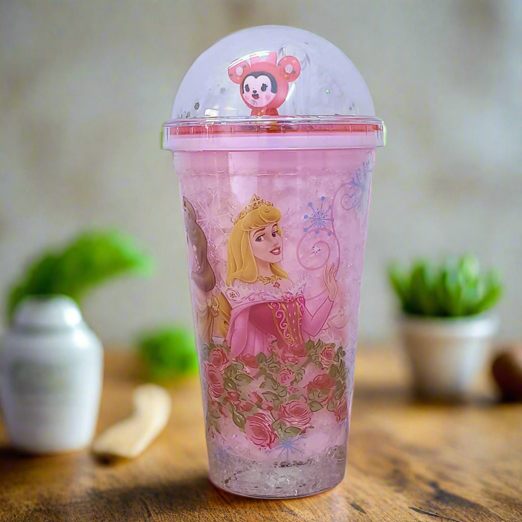 AM5349 3D Look Tumbler Cups with Lid and Light Multi-Color 1pc -22cm