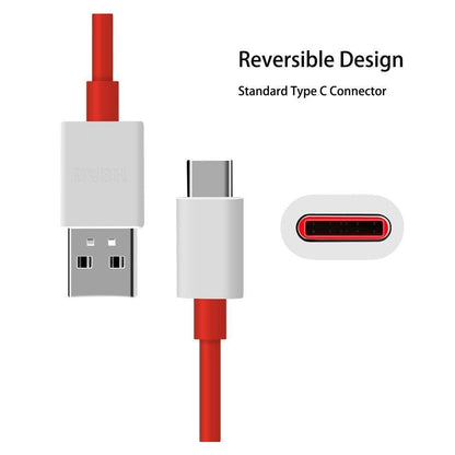 TM0285 Unique Type C Dash Charging USB Data Cable - 1 Meter ( RED )