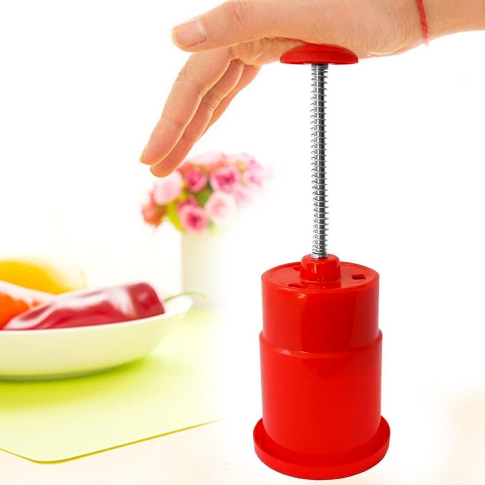 2411 Onion Vegetable Hand Press Cutting Chopper - DeoDap