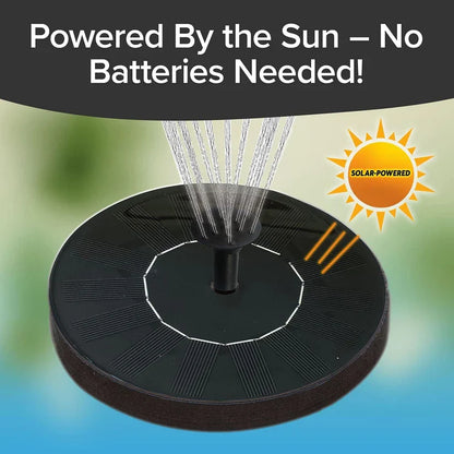 8603 Fast Fountain by Pocket Hose - Solar-Powered - Instantly Adds a Water Feature Virtually Anywhere - 5 Spray Modes - No Installation or Batteries Required - Great for Bird Baths, Pools, Pond & More (1 Pc)