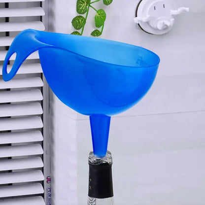 AM7643 Plastic Funnel For Pouring Oil, Sauce, Water, Juice Cooking Oil, Powder, Small Food-Grains Food Grade Plastic Funnel (1 Pc)