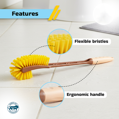 A06673 Wondra Anti-Bacterial Double Hockey Toilet Brush