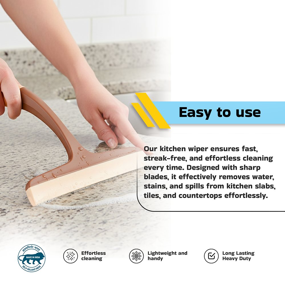 A06672 Wondra Antibacterial Kitchen Wiper - Single Blade with Ergonomic Handle