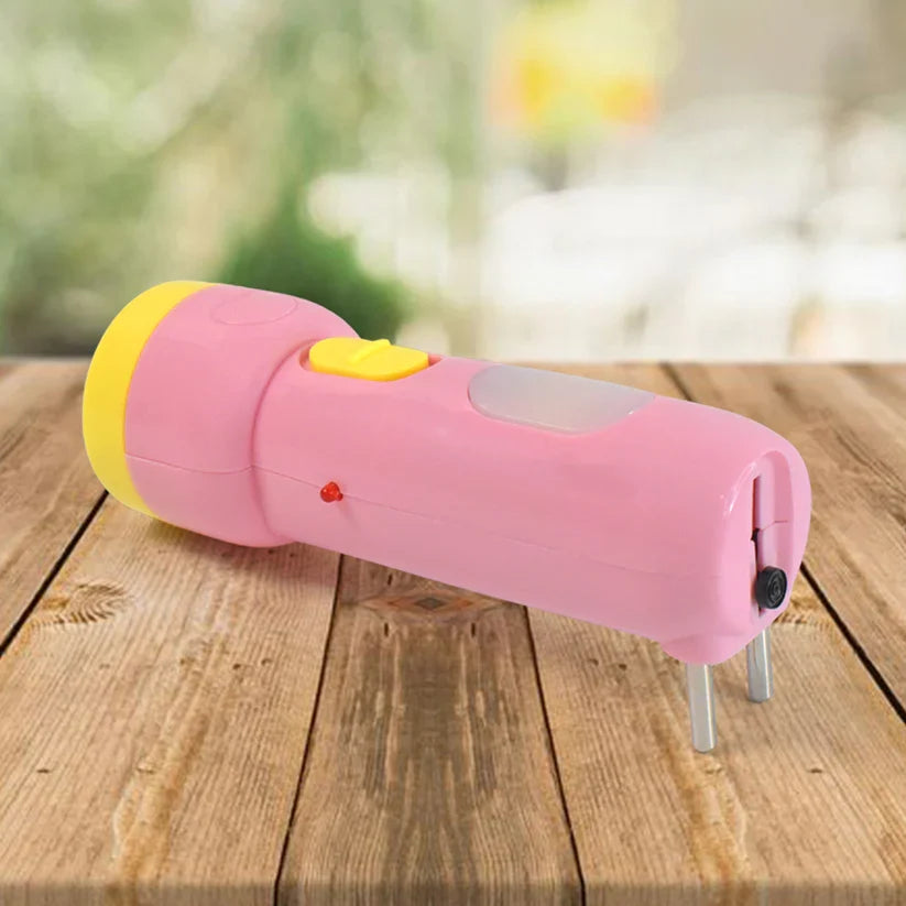 15231 2-in-1 Rechargeable Small Handy LED Torchlight for Home, Outdoor, Tracking (1 Pc)
