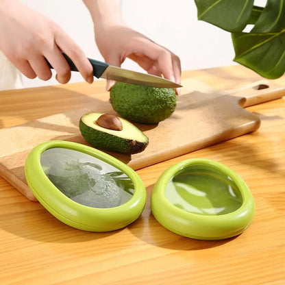 12015 Green Oval Shape Vegetable Container Premium Fruits Saver Keeper (1 Pc)