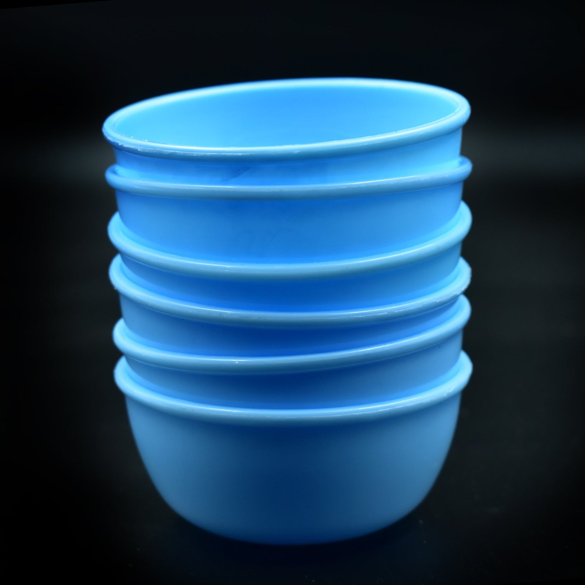 2425 Small Plastic Bowl Set, Microwave Safe Unbreakable, Set of 6 - DeoDap
