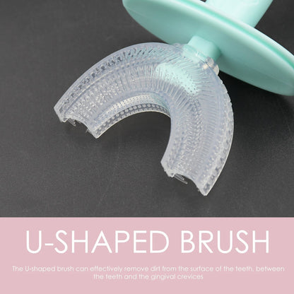 8352 Toothbrush- U Shape Portable Silicone Teeth Brush Clean 360 Degree Cleaning Suitable For 2-6 Years