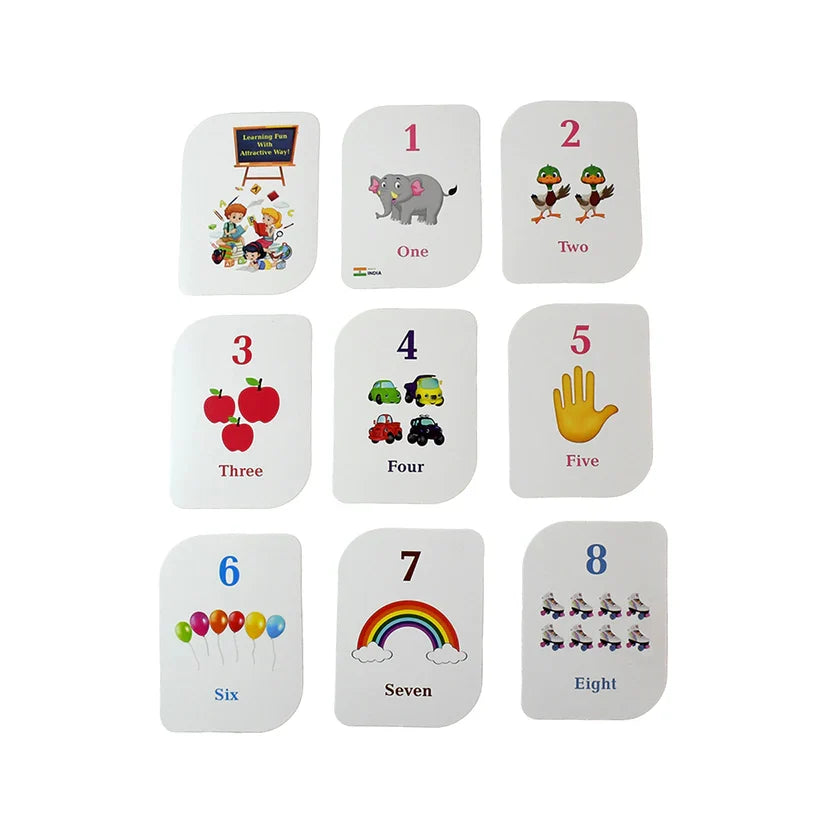 19157 Kid kraft Early Learner 32-Piece Number Flashcard Set