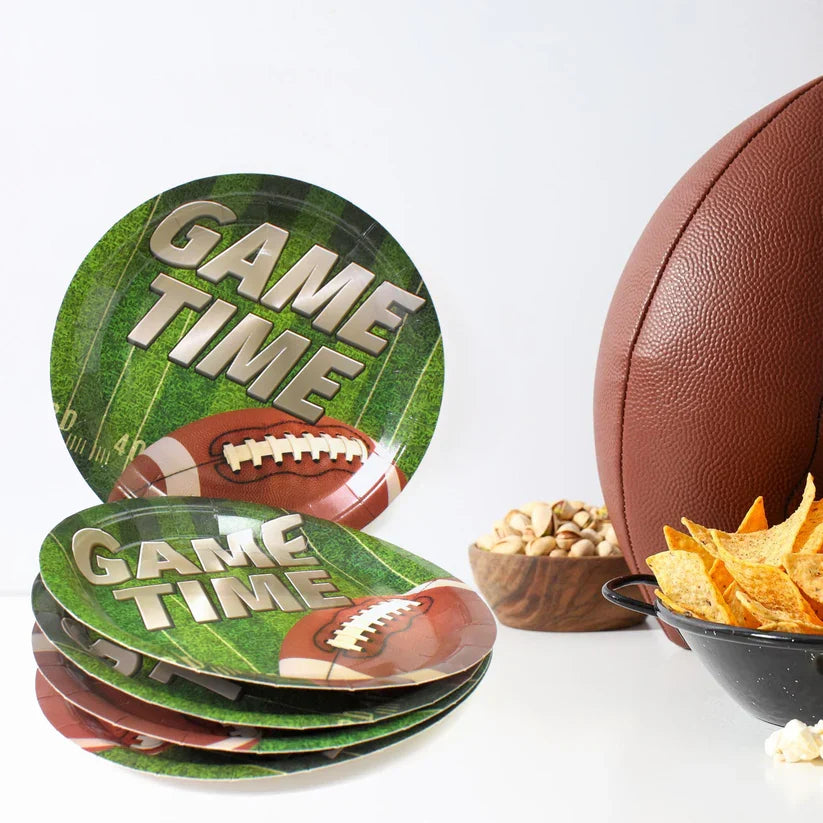 10441 Round Plates Disposable Paper Plates Happy Birthday, Gift (10 Pcs Set / Mix Design)