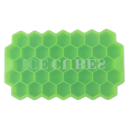 AM7693 Flexible Honeycomb Silicone Ice Cube Tray - 37 Cavity Hexagon Mold