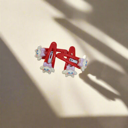 AM1276 Beautiful Mini Multipal Shape Hair Clutcher Hair Claw Clips for Baby Girls - 4pcs