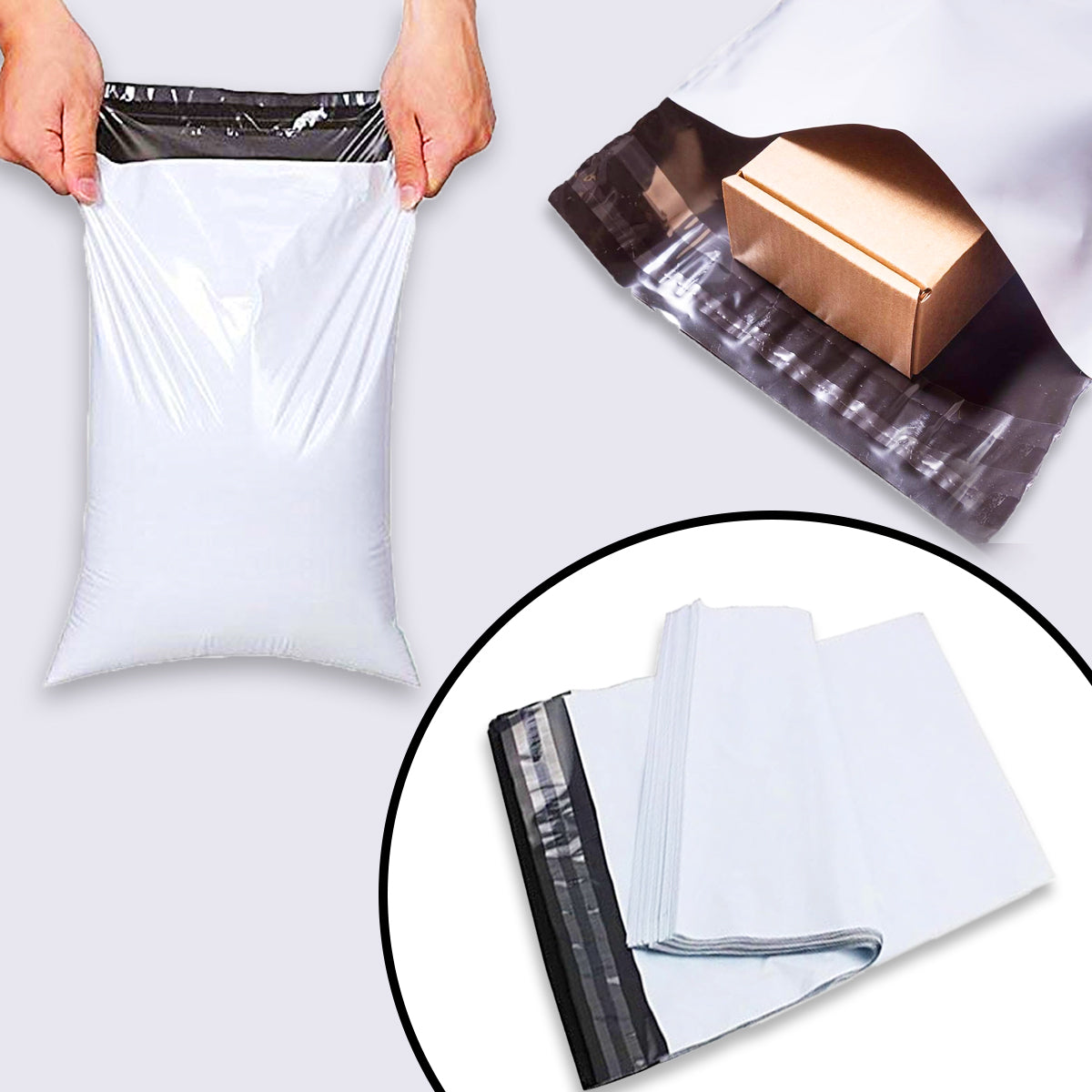 0928 Tamper Proof Polybag Pouches Cover for Shipping Packing (Size 8x11)