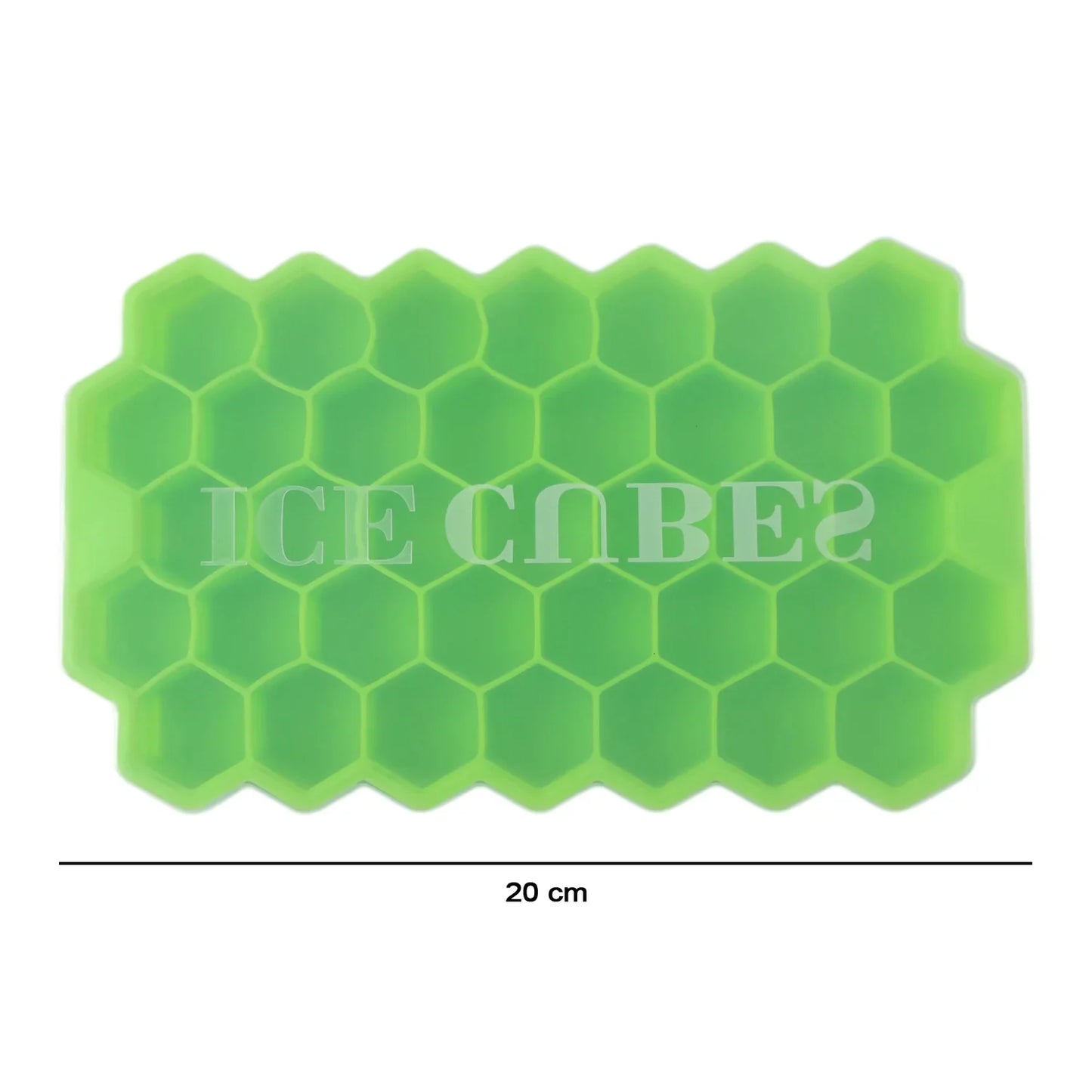 AM7693 Flexible Honeycomb Silicone Ice Cube Tray - 37 Cavity Hexagon Mold
