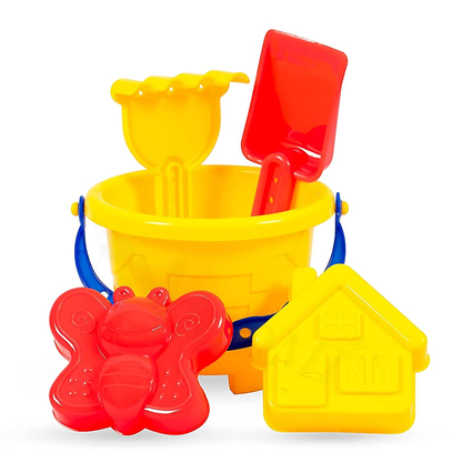 AM6437 Beach Play Set for Kids (Beach Set 5Pcs), Multicolor