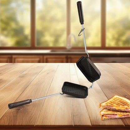 11682 Apex Heavy Gauge Aluminium Grill Sandwich Toaster