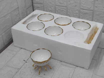 AM3733 Ice Cream Bowl Set With Tray 7Pcs