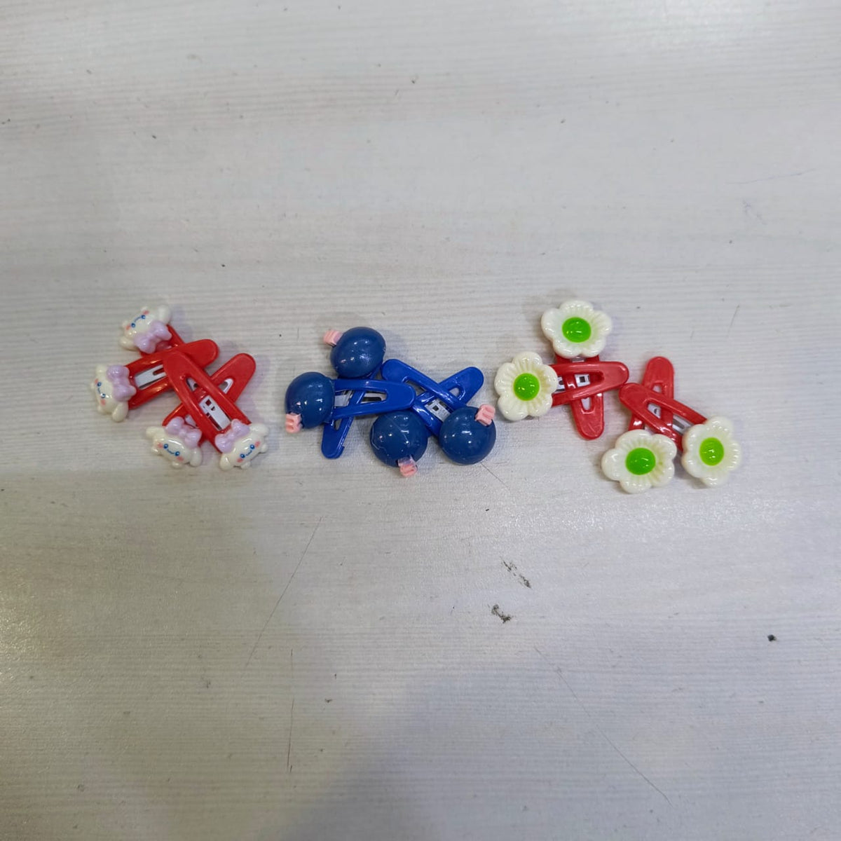 AM1276 Beautiful Mini Multipal Shape Hair Clutcher Hair Claw Clips for Baby Girls - 4pcs