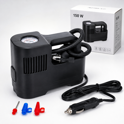 A07069 ST-217 150W Portable Car Tyre Inflator & Air Compressor Pump (12V)