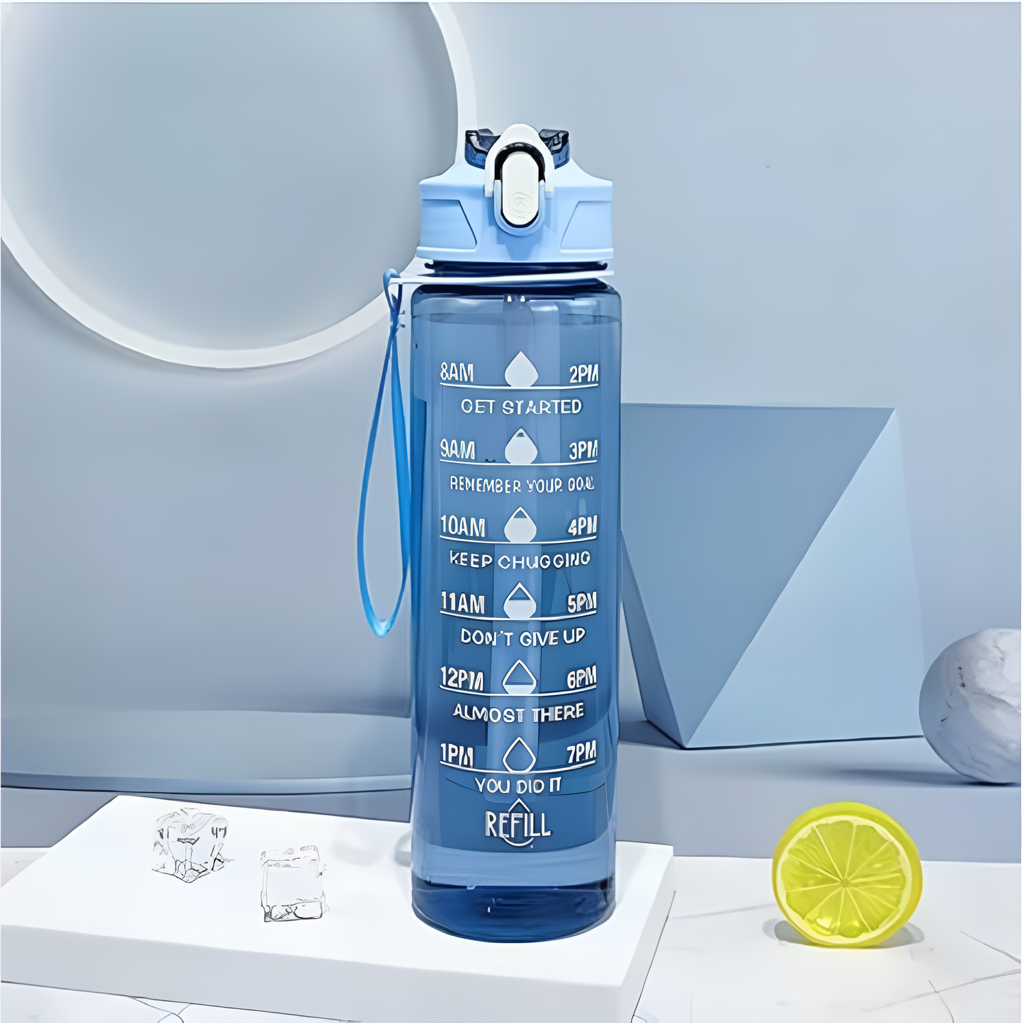 AM6883 Motivational Sports Water Bottle 900ml