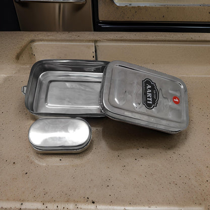 AM3554 Rectangle Lunch Box No.01 Leak-Proof With Small Container