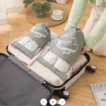 8827 Travel Essentials Shoe Bags for Men and Women (44x32cm) - Pack Of 1pc