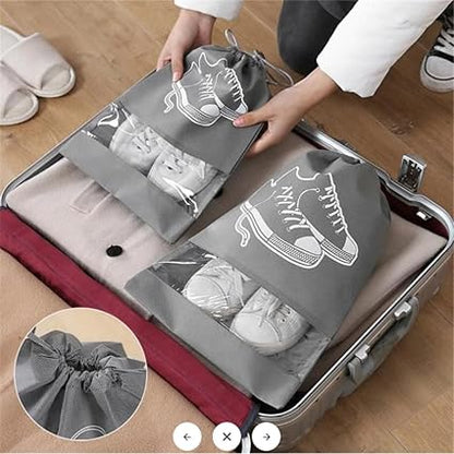 8827 Travel Essentials Shoe Bags for Men and Women (44x32cm) - Pack Of 1pc