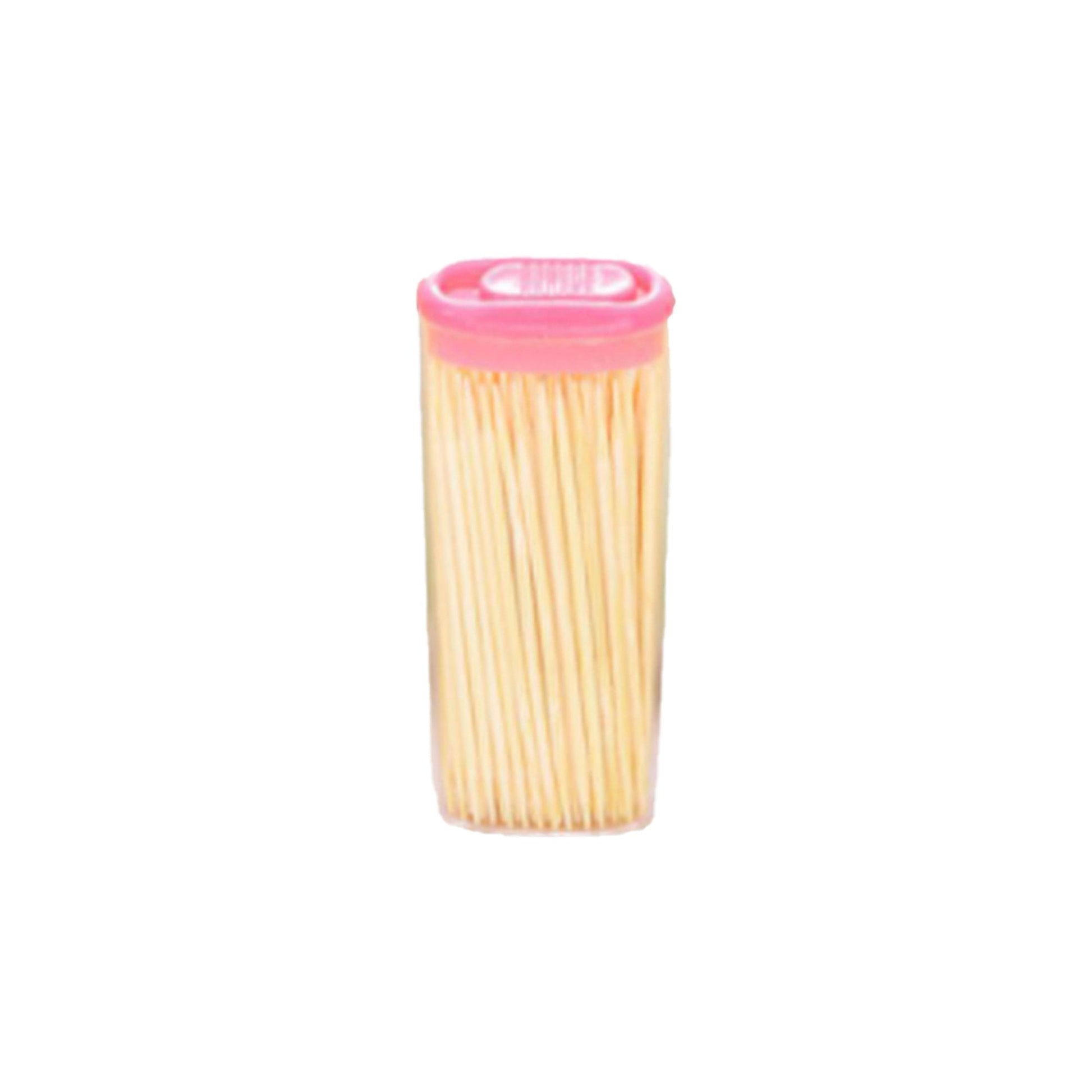 1095 Bamboo Toothpicks with Dispenser Box - DeoDap
