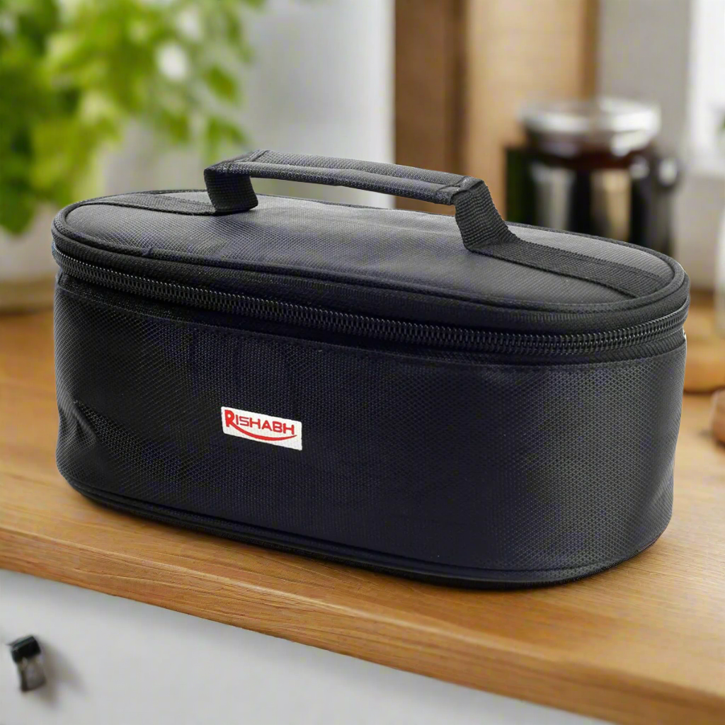 AM5655 Rishabh Spice Lunchbox With 1 Box ,2 container and Jacket