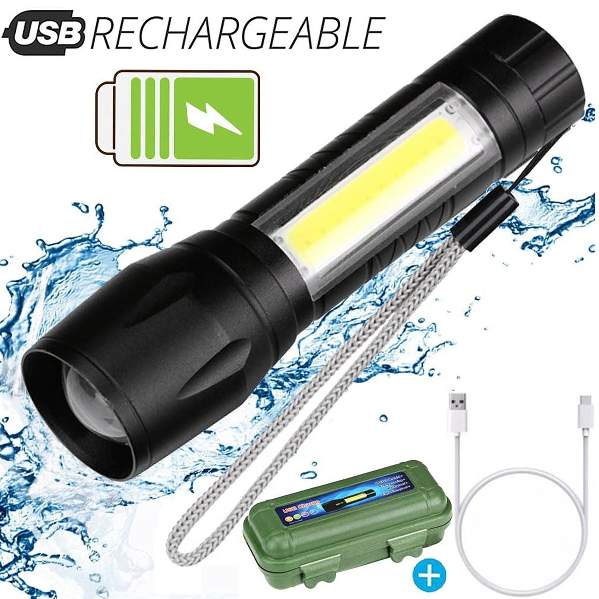 7528 Led Flashlight Torch