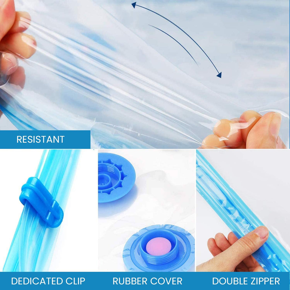 3634 Vacum Storage Bags with Hand Pump (Pack of 5)