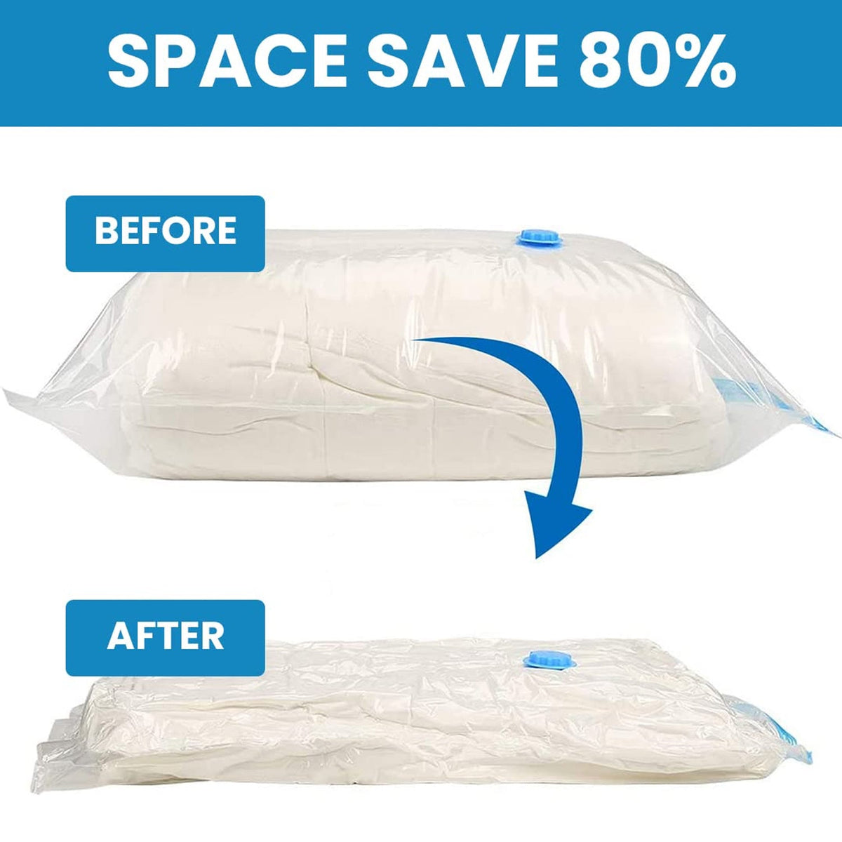 3634 Vacum Storage Bags with Hand Pump (Pack of 5)