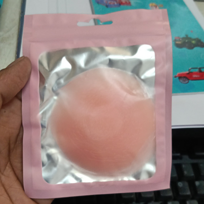 AM5486 Silicone Nipple Covers Breast Pasties No Bra Nipple Pasties Sticky Bra Petals for Modest Coverage Under Clothing-1 pair