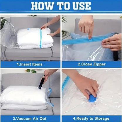 3634 Vacum Storage Bags with Hand Pump (Pack of 5)