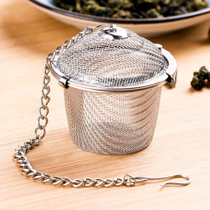 AM6352 Stainless Steel Easy Filter Small Tea Strainer - Size : 4.5cm