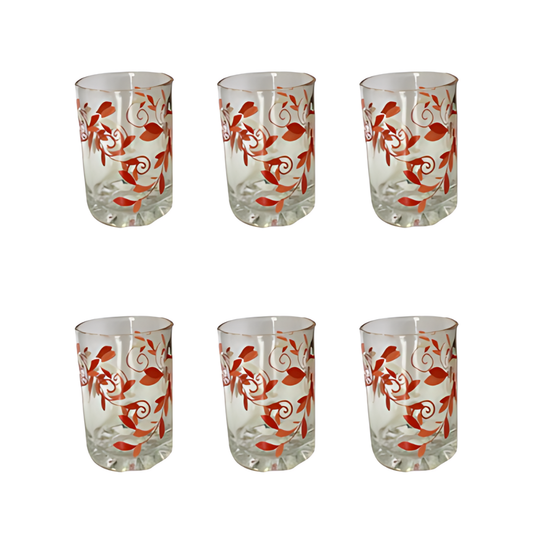 AM0317 TGI Splash Water & Juice Glass Drinking Set Of 6 PCS