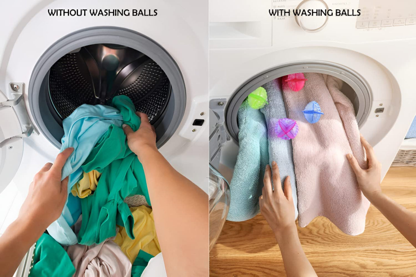AM7756 Laundry Washing Ball, Wash Without Detergent (6pcs)