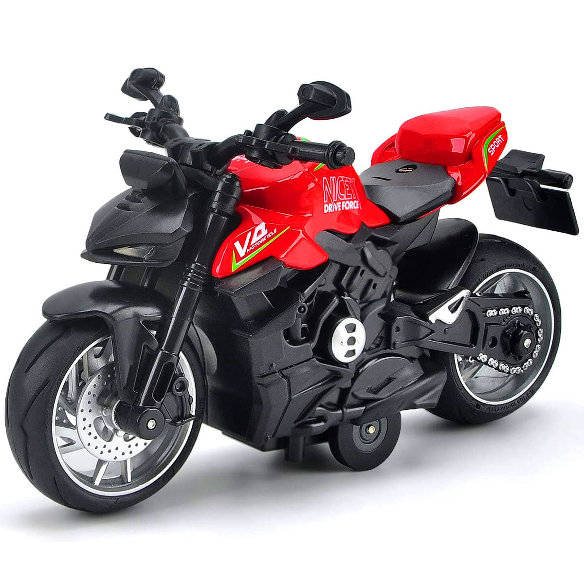 AM5969 Die-cast Metal Motorcycle Toy