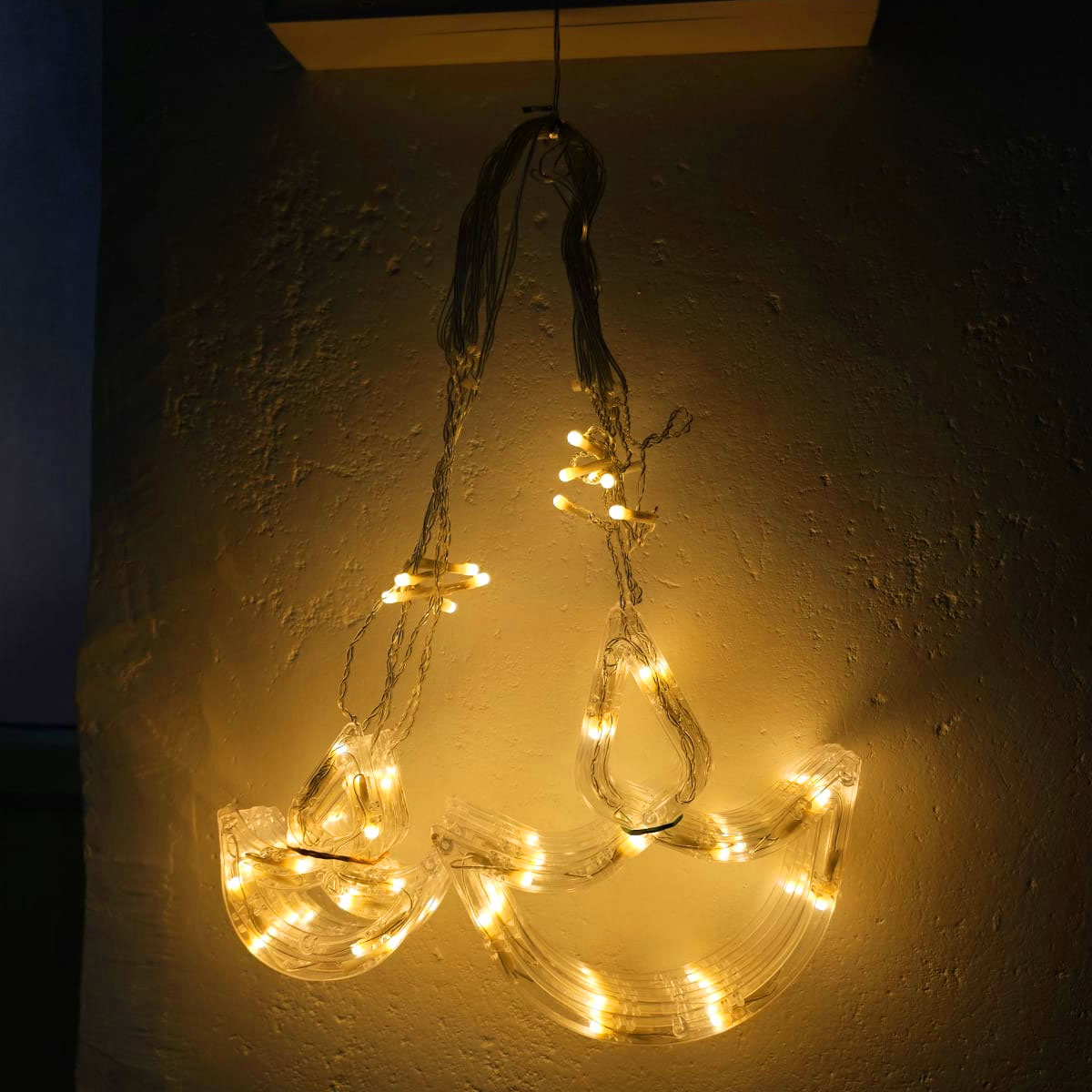 Di0065 12 Diyas Window LED Lights with Flashing Modes Decoration 6x6 (Warm)